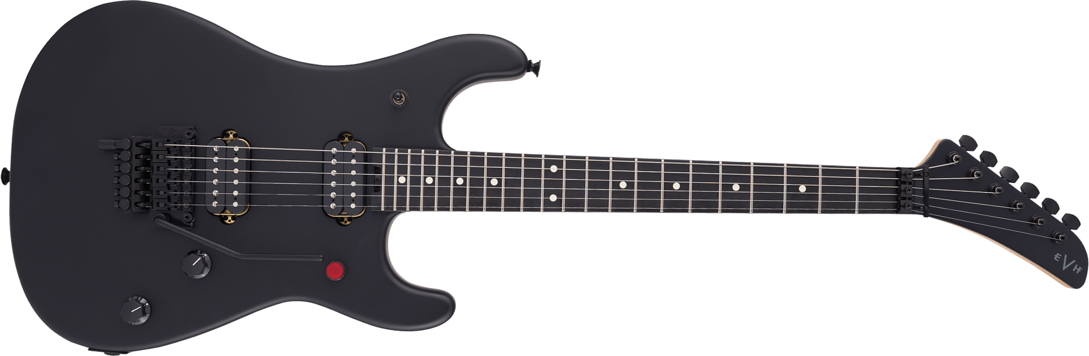 Evh 5150 Standard Mex 2h Fr Eb - Stealth Black - E-Gitarre in Str-Form - Main picture