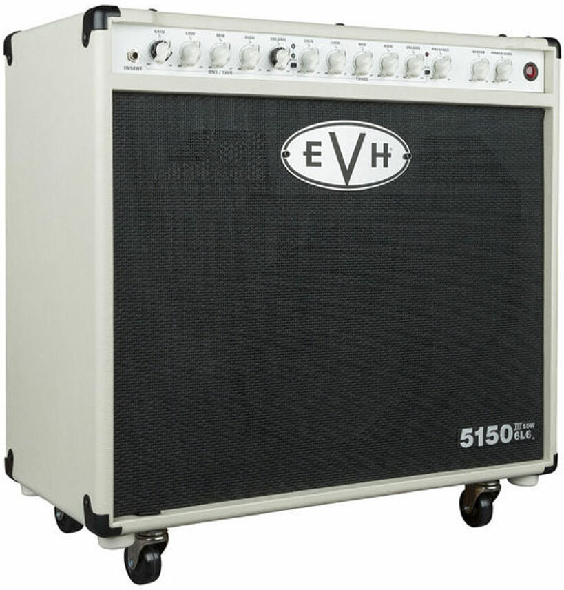 Evh 5150iii 1x12 50w 6l6 Combo Ivory - Combo für E-Gitarre - Main picture