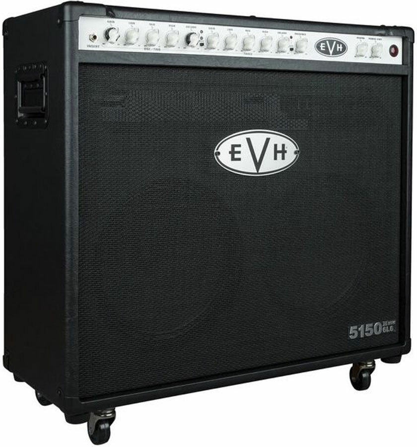 Evh 5150iii 2x12 50w 6l6 Combo Black - Combo für E-Gitarre - Main picture