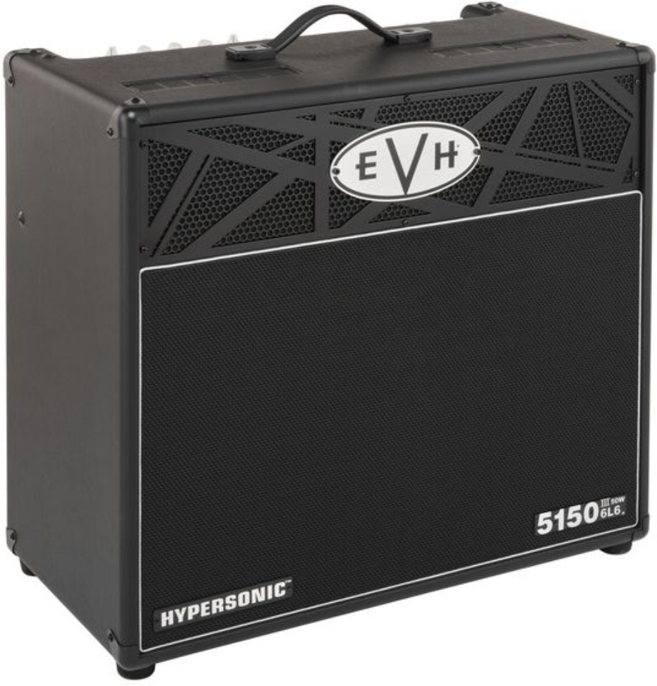Evh 5150iii Hypersonic 6l6 1x12 Combo 50w Black - Combo für E-Gitarre - Main picture