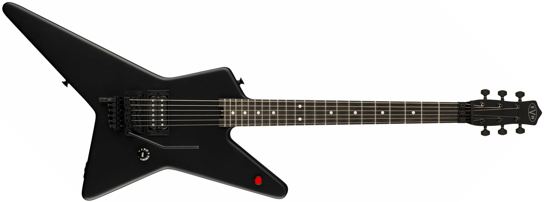 Evh Star Limited Edition 1h Fr Eb - Stealth Black - E-Gitarre aus Metall - Main picture