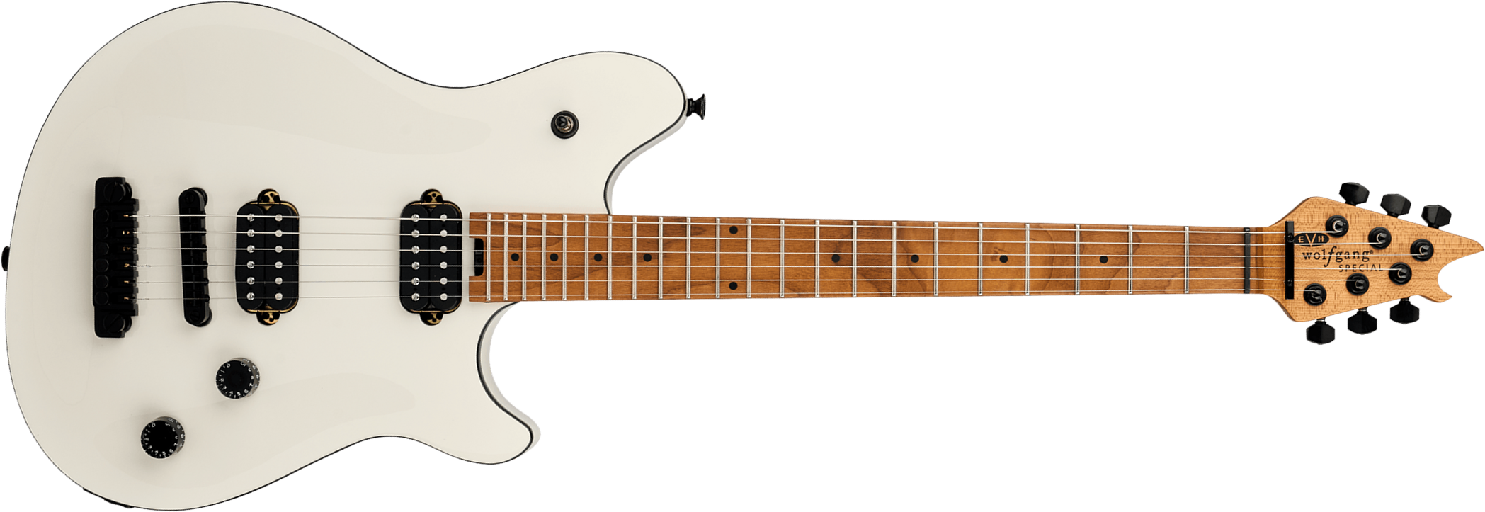 Evh Wolfgang Special Tom Mex 2h Ht Mn - Husk White - E-Gitarre aus Metall - Main picture