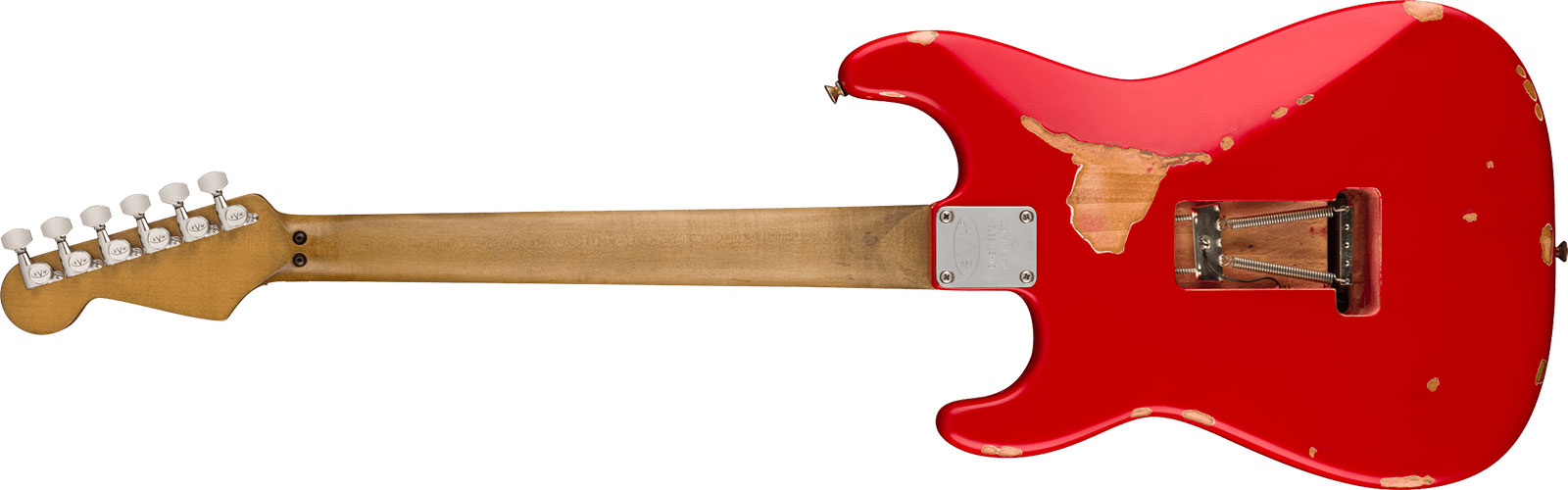 Evh Frankenstein Relic Mex 1h Fr Mn + Premium Cable 42.inc + Premium Strap - Red - E-Gitarre Set - Variation 2