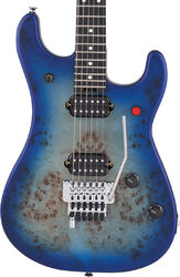 E-gitarre in str-form Evh                            5150 Series Deluxe Poplar Burl (MEX, EB) - Aqua burst