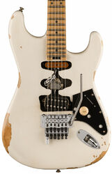E-gitarre in str-form Evh Frankenstein Relic - White
