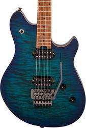 E-gitarre aus metall Evh Wolfgang WG Standard QM - Chlorine burst