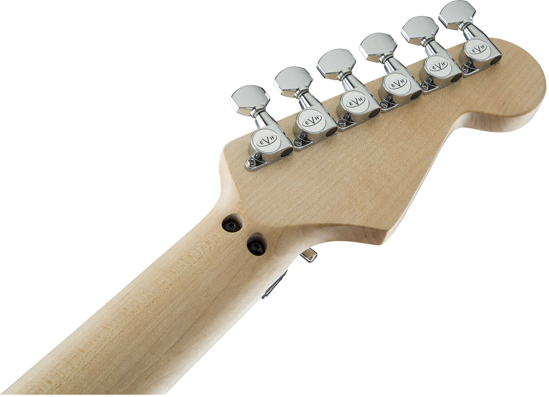 Evh Striped Series Lh Gaucher Signature H Fr Mn - Red Black White Stripes - E-Gitarre für Linkshänder - Variation 3