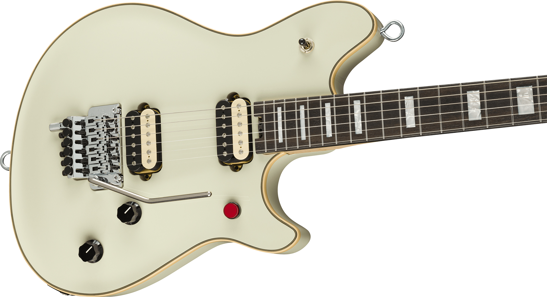 Evh Wolfgang Mij Jap 2h Fr Eb - Ivory - E-Gitarre in Str-Form - Variation 2