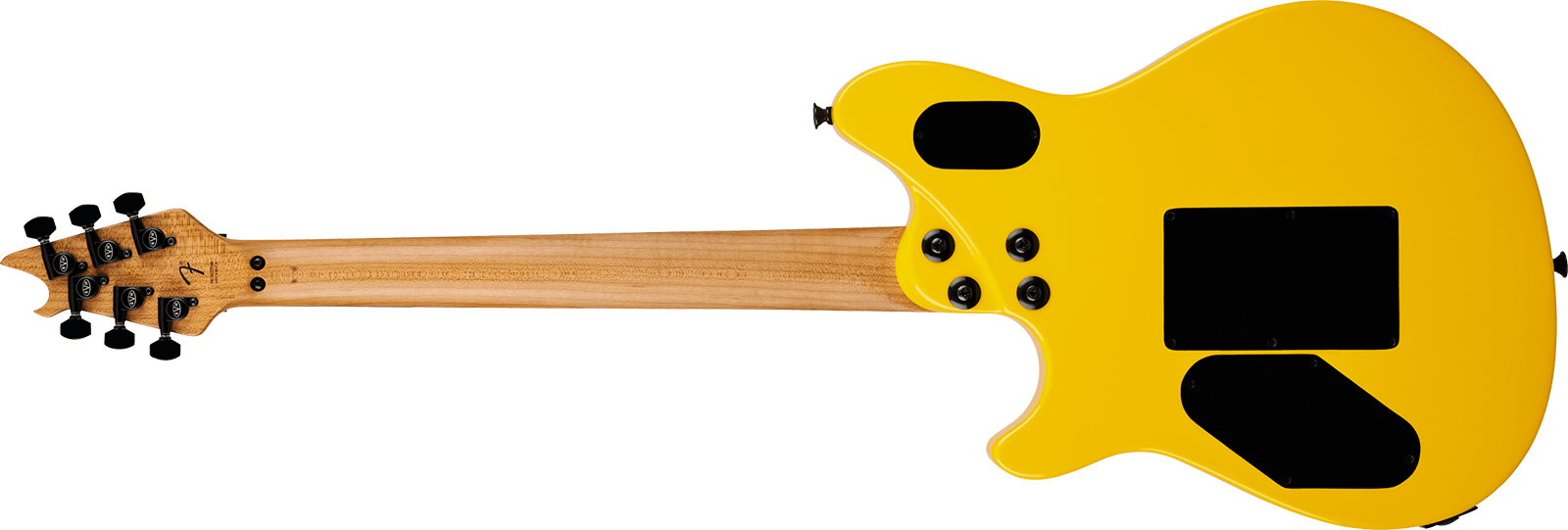 Evh Wolfgang Special Baked Maple Mex 2h Fr Eb - Caution Yellow - E-Gitarre aus Metall - Variation 1
