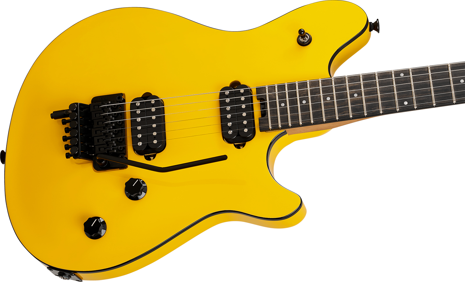 Evh Wolfgang Special Baked Maple Mex 2h Fr Eb - Caution Yellow - E-Gitarre aus Metall - Variation 2