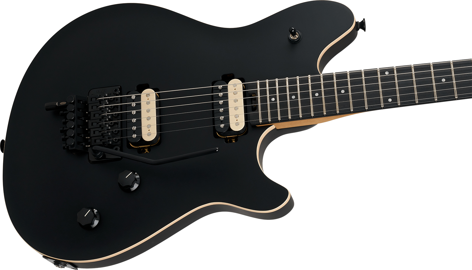 Evh Wolfgang Special Baked Maple Mex 2h Fr Eb - Stealth Black - E-Gitarre aus Metall - Variation 2