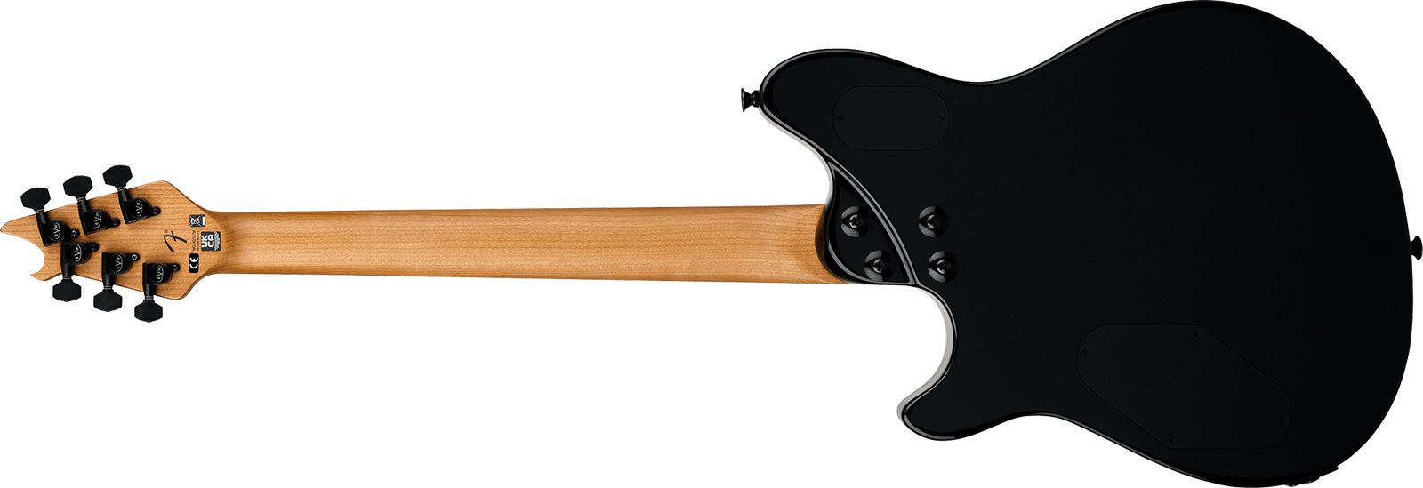 Evh Wolfgang Special Tom Mex 2h Ht Mn - Gloss Black - E-Gitarre aus Metall - Variation 1