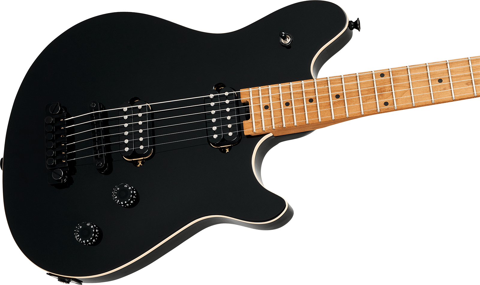 Evh Wolfgang Special Tom Mex 2h Ht Mn - Gloss Black - E-Gitarre aus Metall - Variation 2
