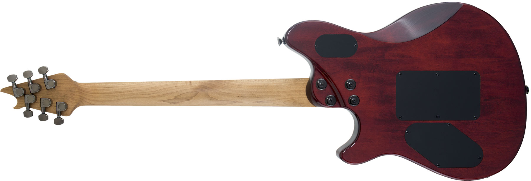 Evh Wolfgang Standard Exotic Ziricote 2h Fr Mn - Dark Natural - Retro-Rock-E-Gitarre - Variation 1