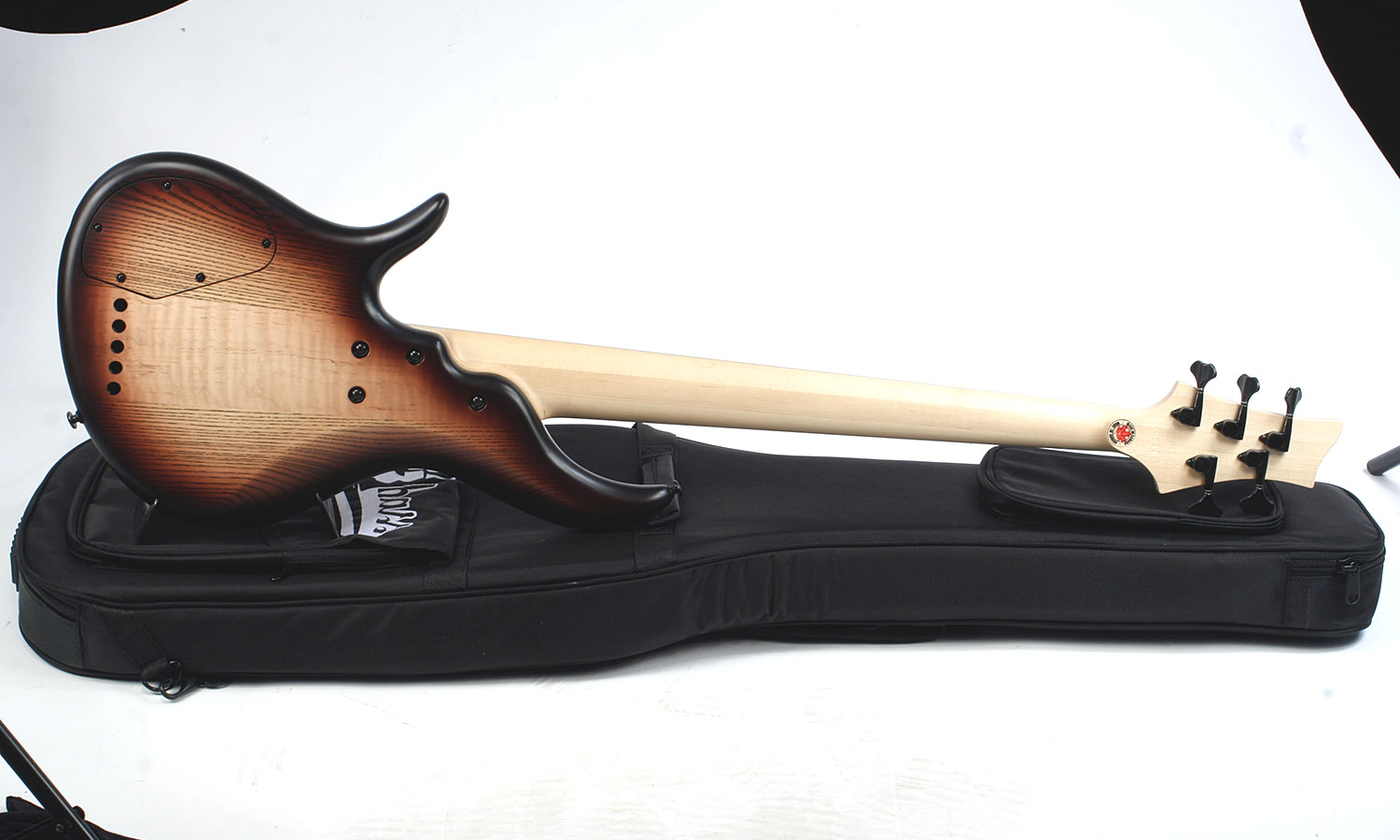 F Bass Bnf5 Fretless 5 String Ebony Fretboard - Brown Burst Satin - Solidbody E-bass - Variation 2