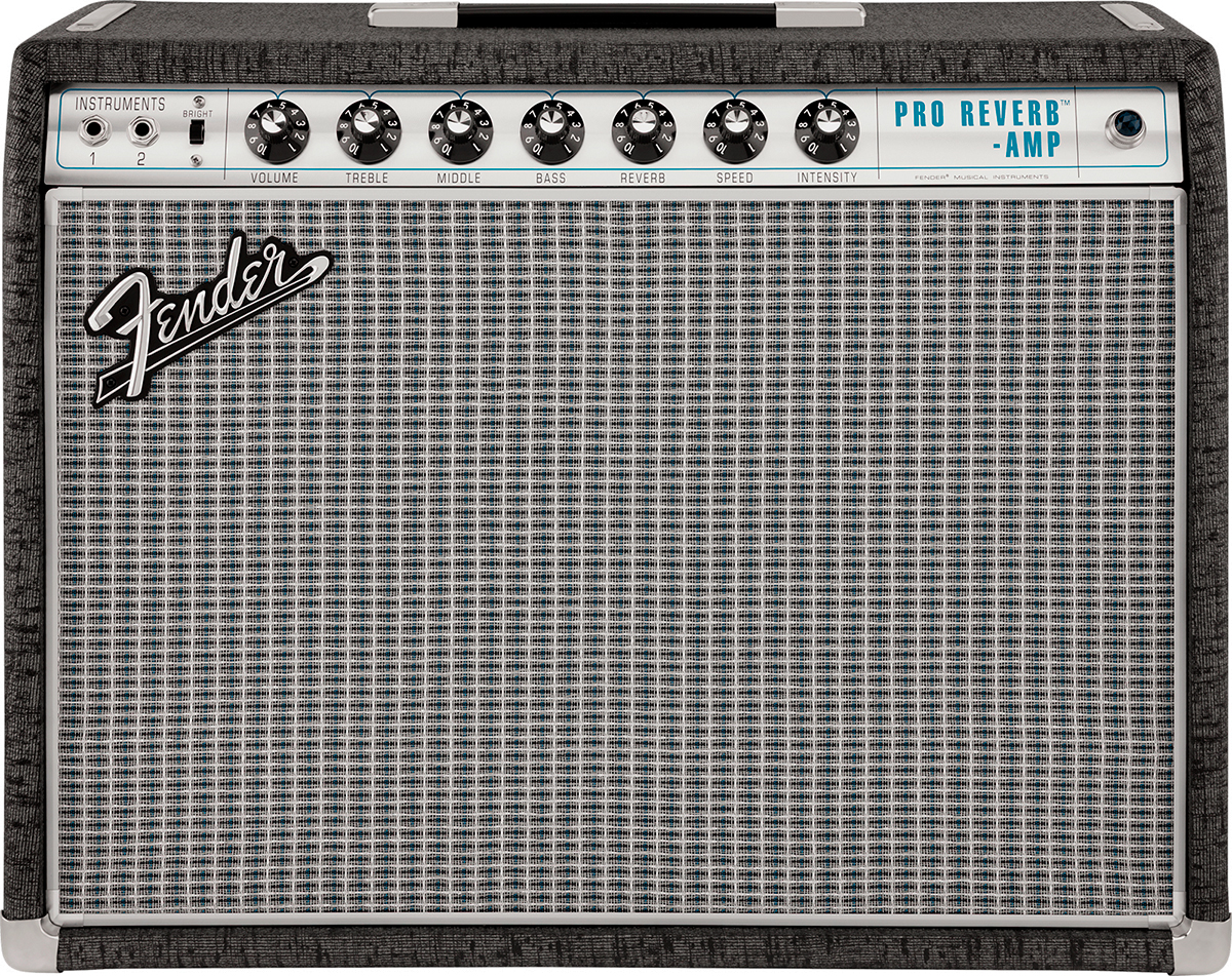 Fender 1968 Custom Pro Reverb Ltd Pewter 40w 6l6 1x12 - Combo für E-Gitarre - Variation 1