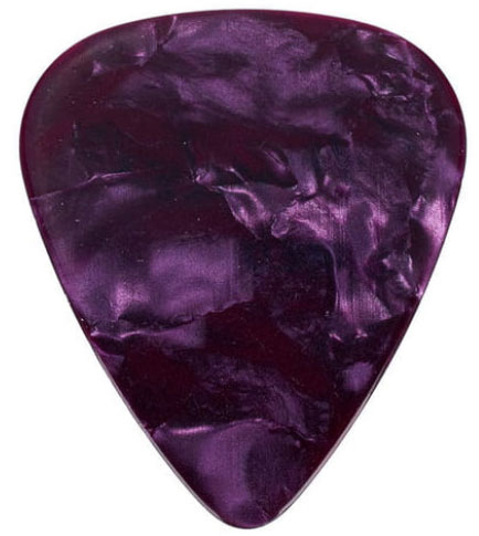 Fender 351 Shape Premium Celluloid Medium Picks Purple Moto - Plektren - Variation 1