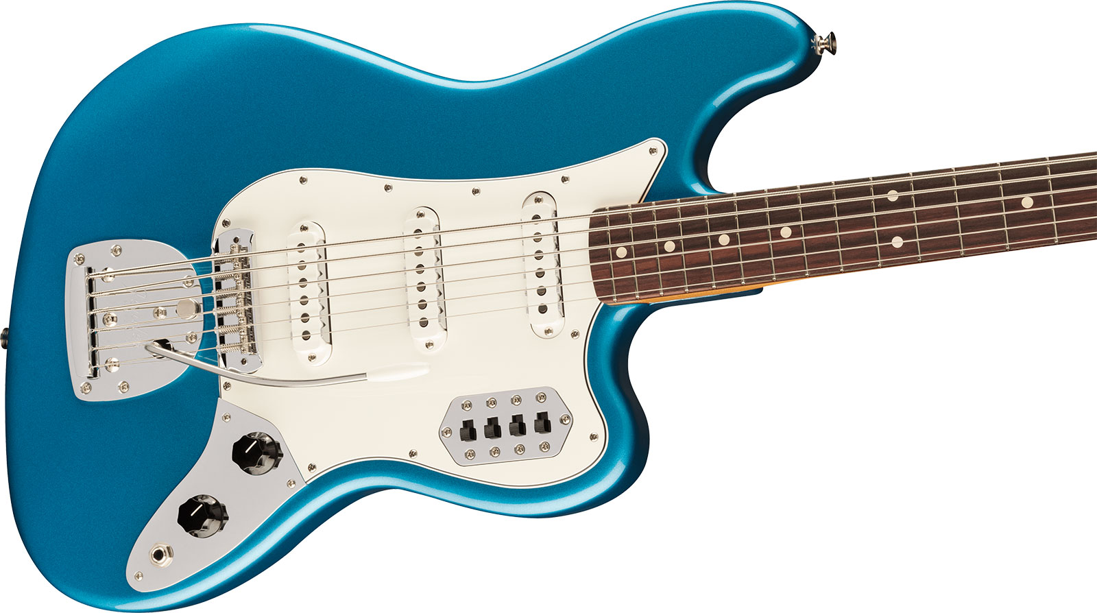 Fender 60s Bass Vi Vintera 2 3s Trem Rw - Lake Placid Blue - Bariton E-Gitarre - Variation 2