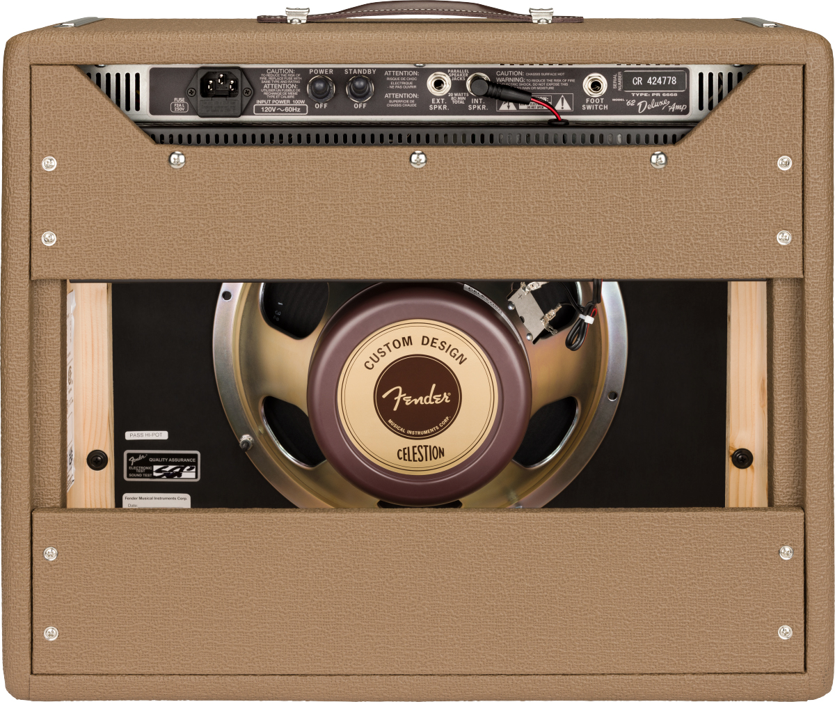 Fender 62 Deluxe Amp American Vintage Combo 20w 6v6 1x12 Brown - Combo für E-Gitarre - Variation 1