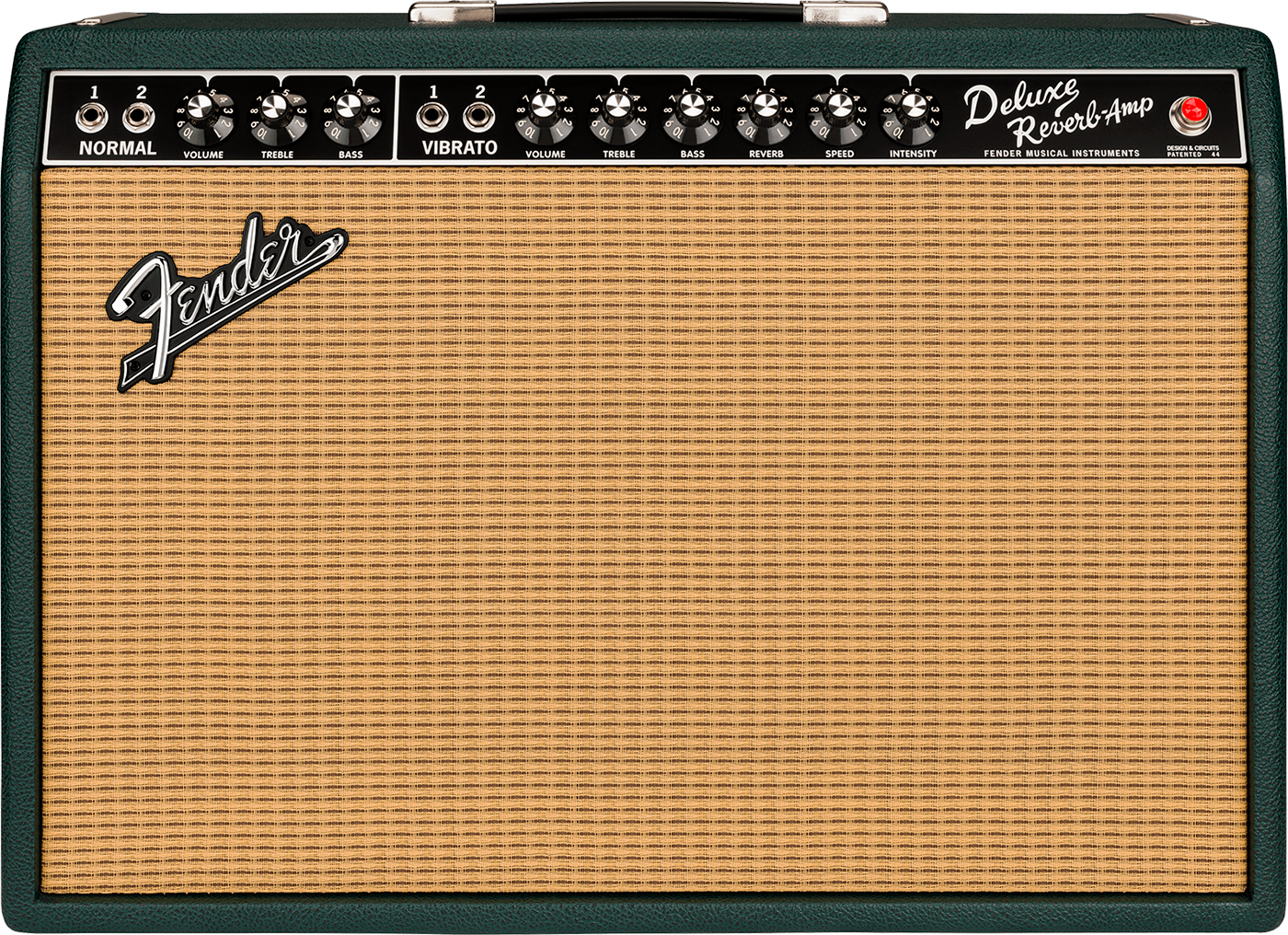 Fender 65 Deluxe Reverb Ltd 22w 6v6 1x12 Eminence Sc64 British Racing Green - Combo für E-Gitarre - Variation 1