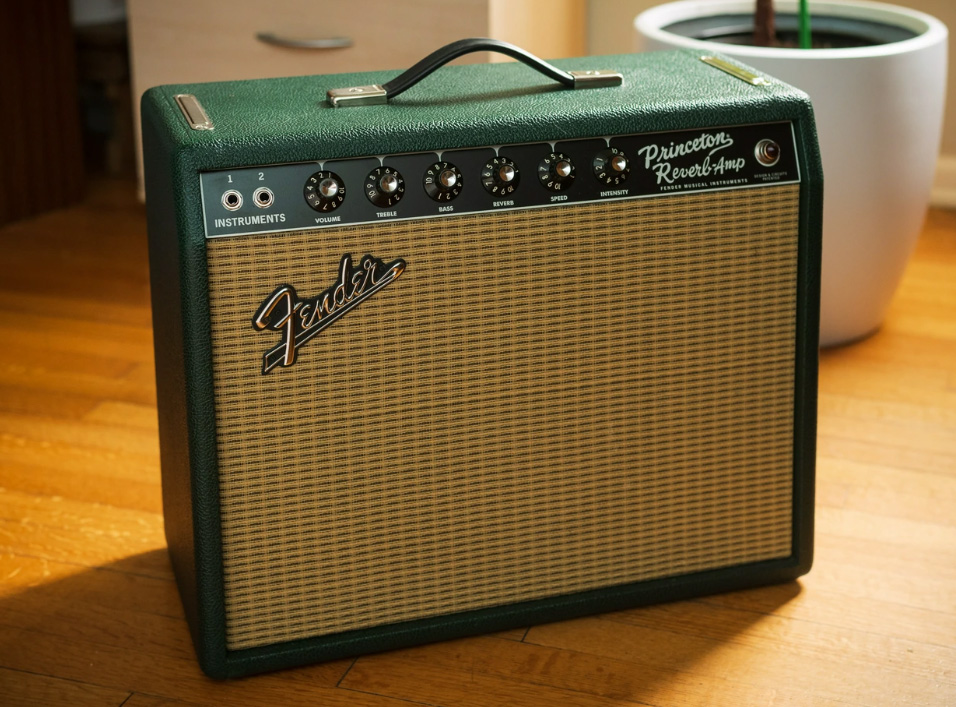 Fender 65 Princeton Reverb Ltd 15w 1x12 British Racing Green - Combo für E-Gitarre - Variation 1
