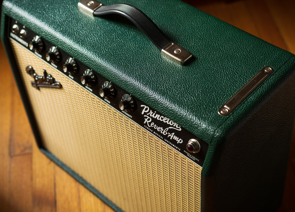 Fender 65 Princeton Reverb Ltd 15w 1x12 British Racing Green - Combo für E-Gitarre - Variation 3