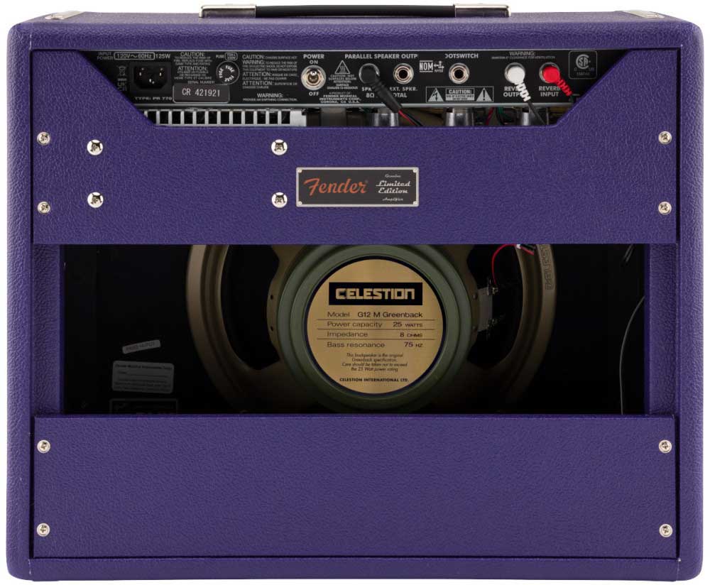 Fender 65 Princeton Reverb Ltd 15w 1x12 Celestion Greenback Plum - Combo für E-Gitarre - Variation 1