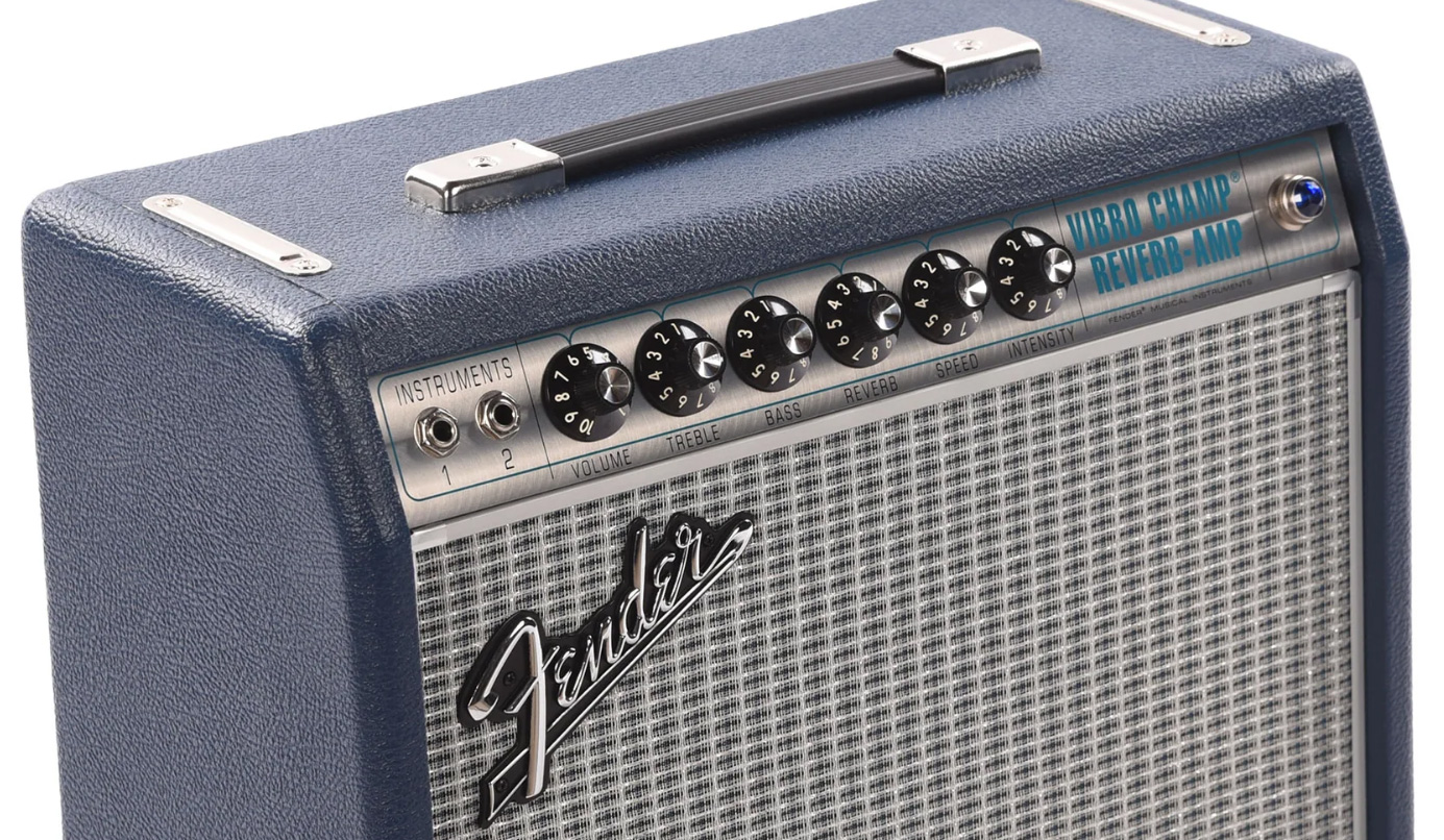 Fender 68 Custom Vibro Champ Fsr Ltd 5w 1x5 Navy - Combo für E-Gitarre - Variation 1