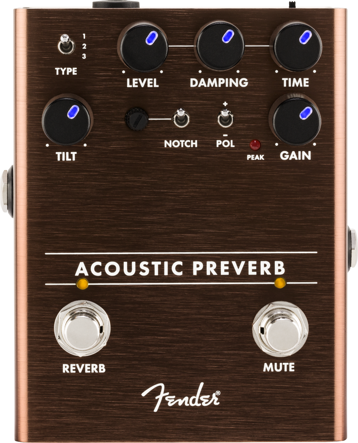 Fender Acoustic Preverb - Reverb/Delay/Echo Effektpedal - Variation 1