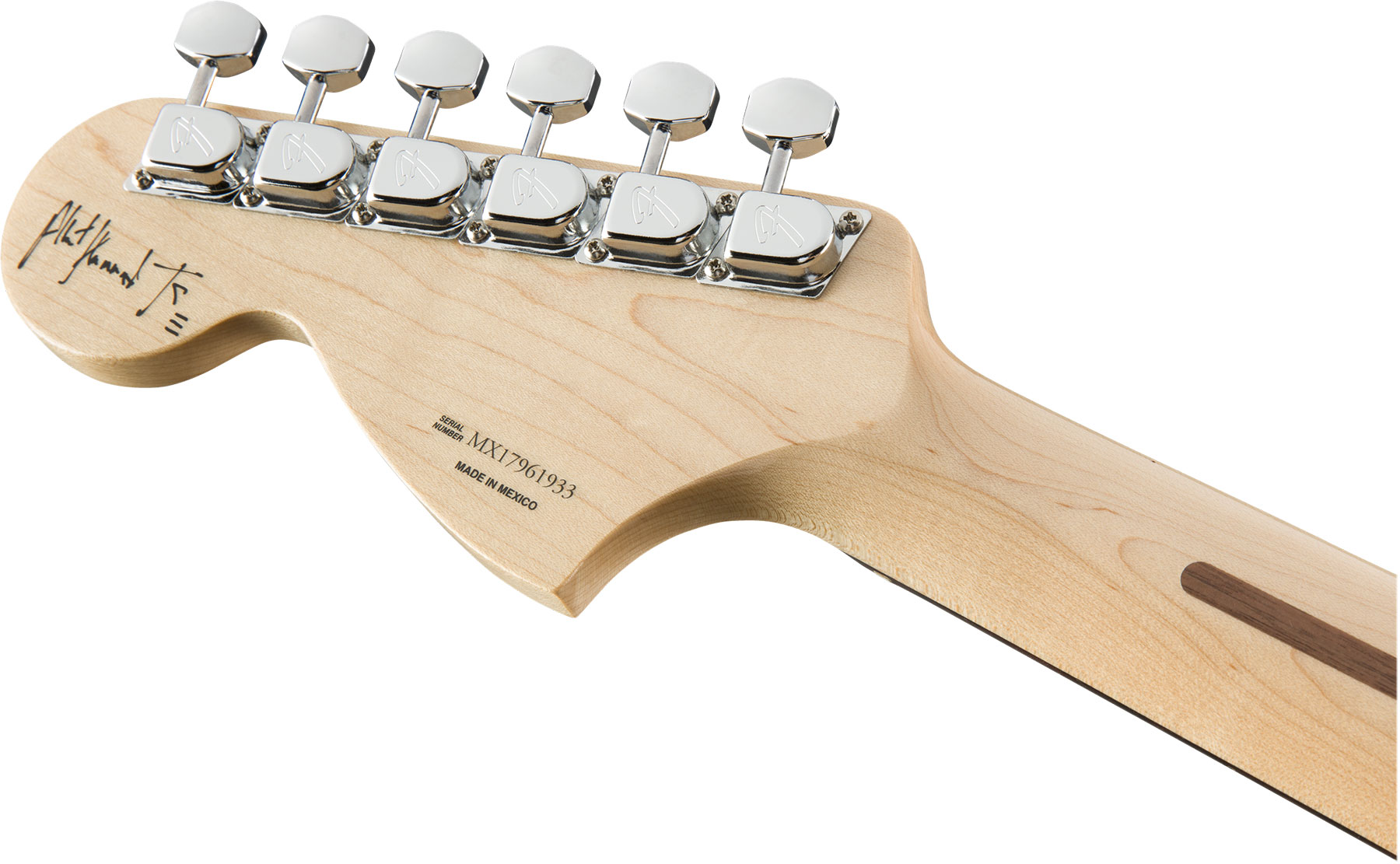 Fender Albert Hammond Strat Mex Signature 3s Trem Rw - Olympic White - E-Gitarre in Str-Form - Variation 3