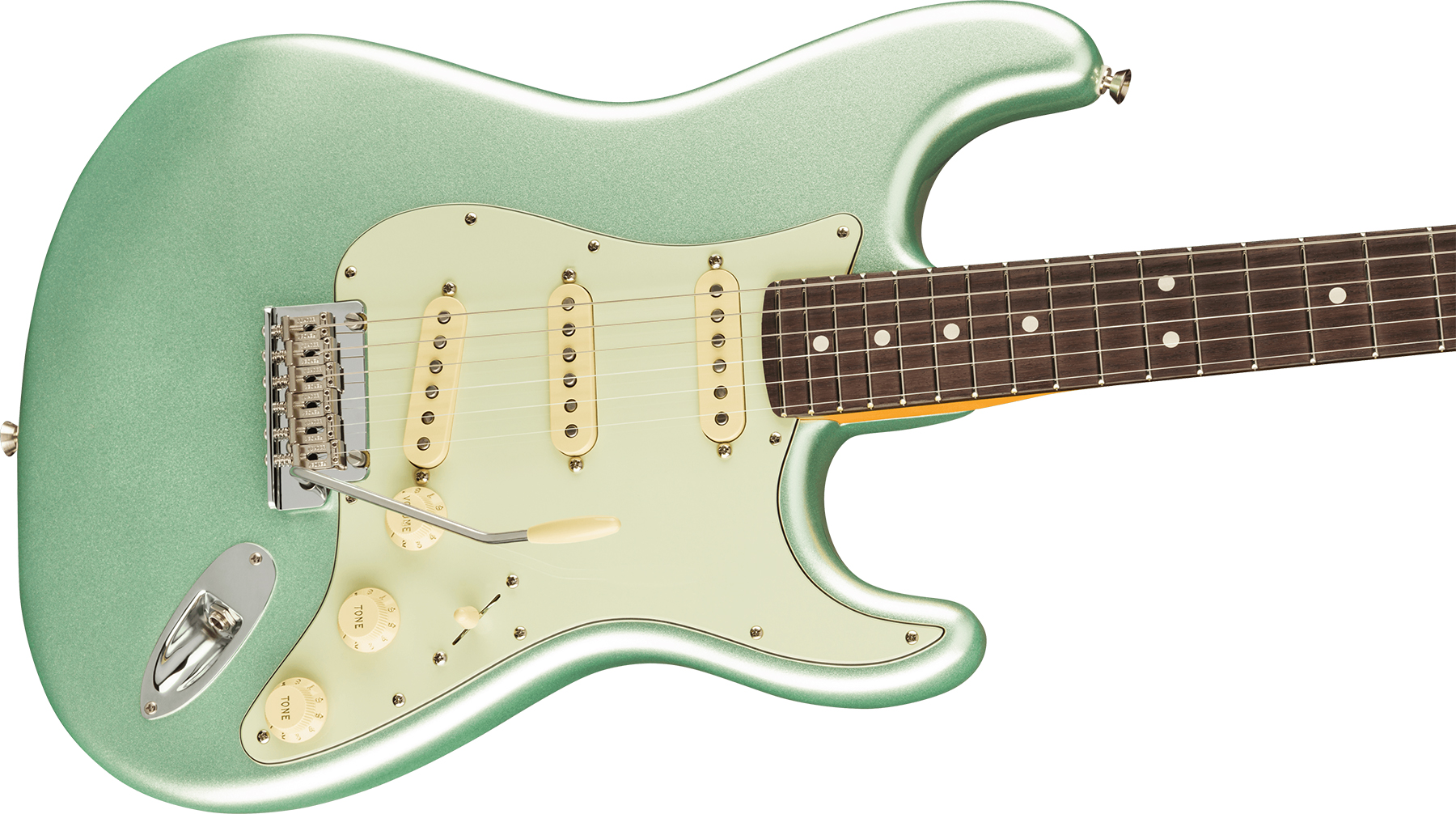 Fender Strat American Professional Ii Usa Rw - Mystic Surf Green - E-Gitarre in Str-Form - Variation 2