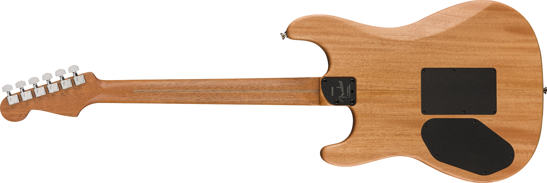 Fender Strat American Acoustasonic Usa Eb - Black - Elektroakustische Gitarre - Variation 1
