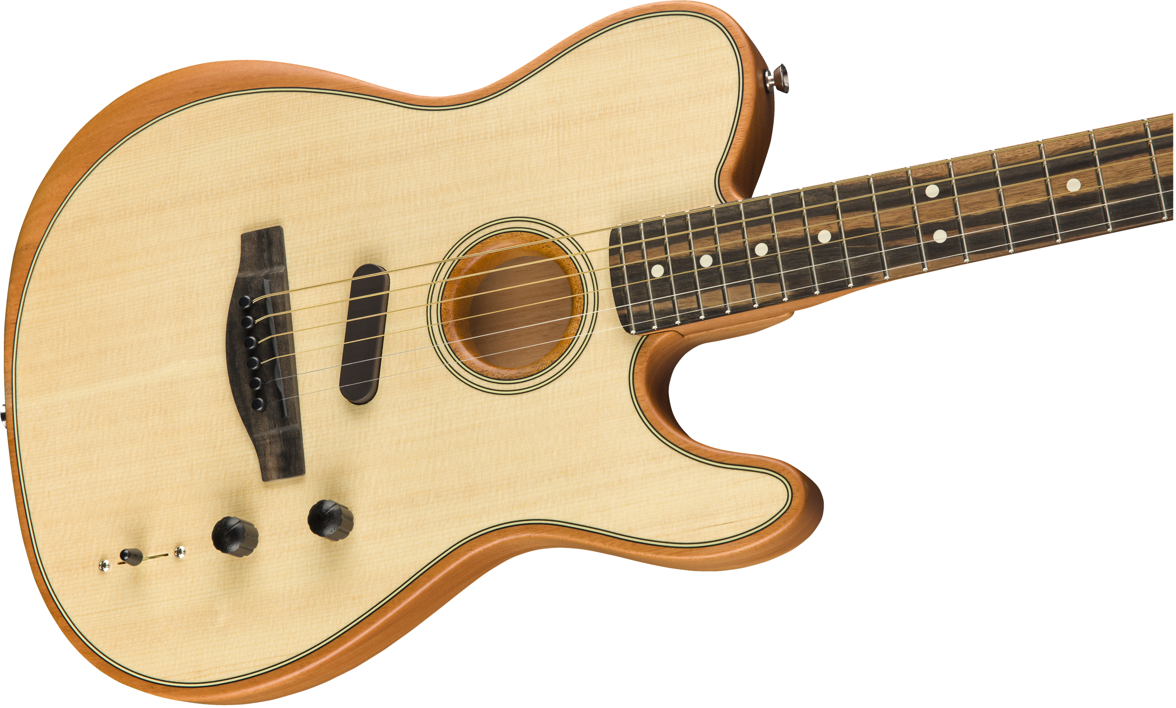 Fender Tele American Acoustasonic Usa Eb - Natural - Westerngitarre & electro - Variation 3