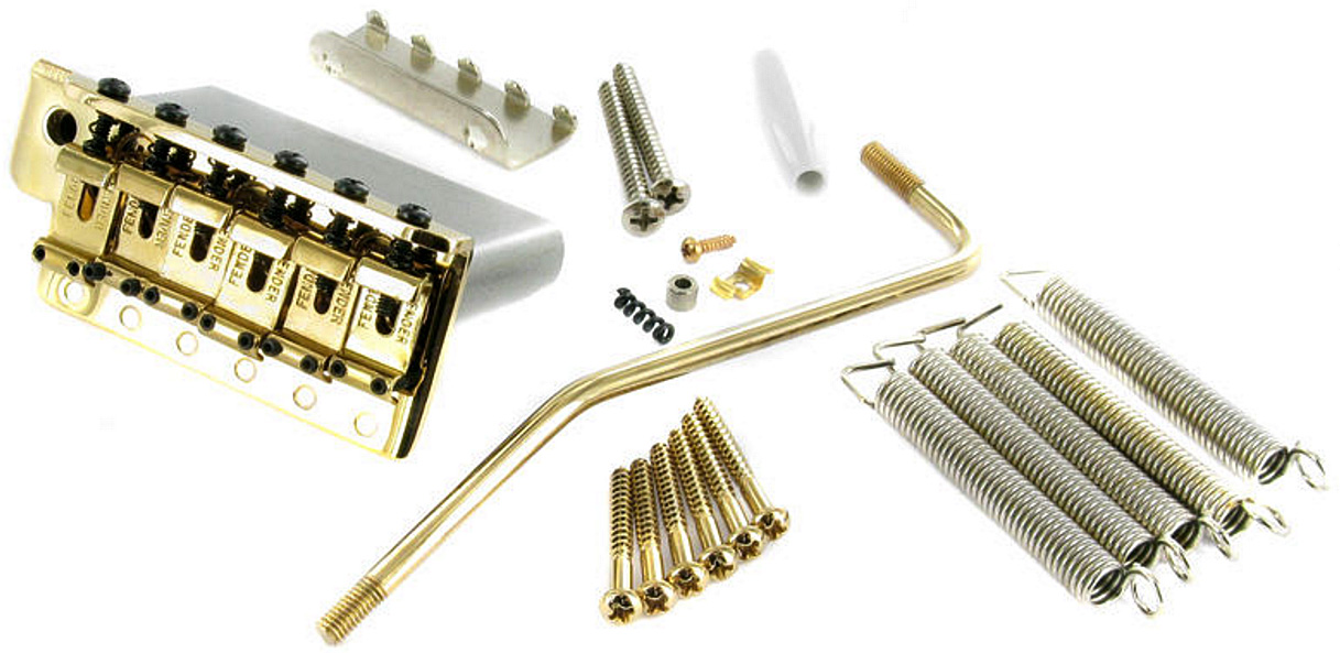 Fender American Vintage Series Strat Tremolo Assembly Gold - Kompletten Vibrato - Variation 1