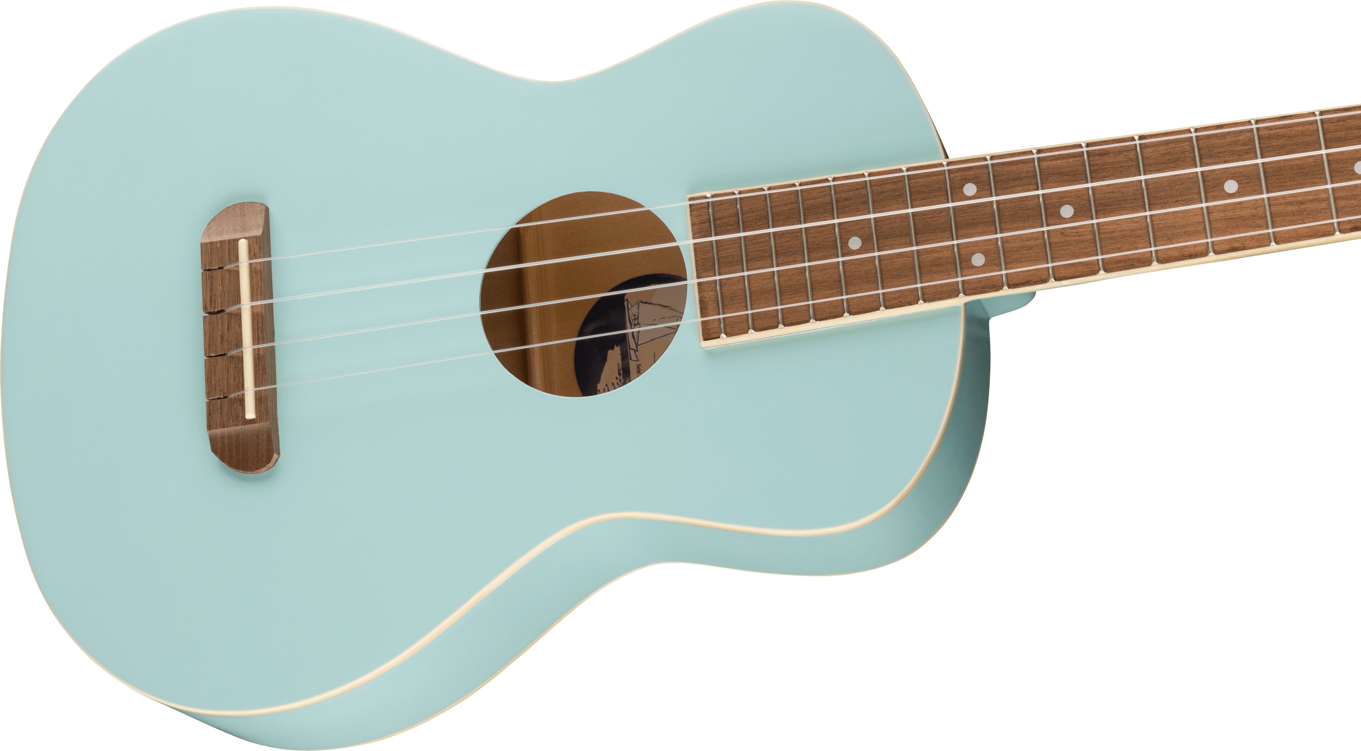 Fender Avalon Tenor Wal - Daphne Blue - Ukulele - Variation 2