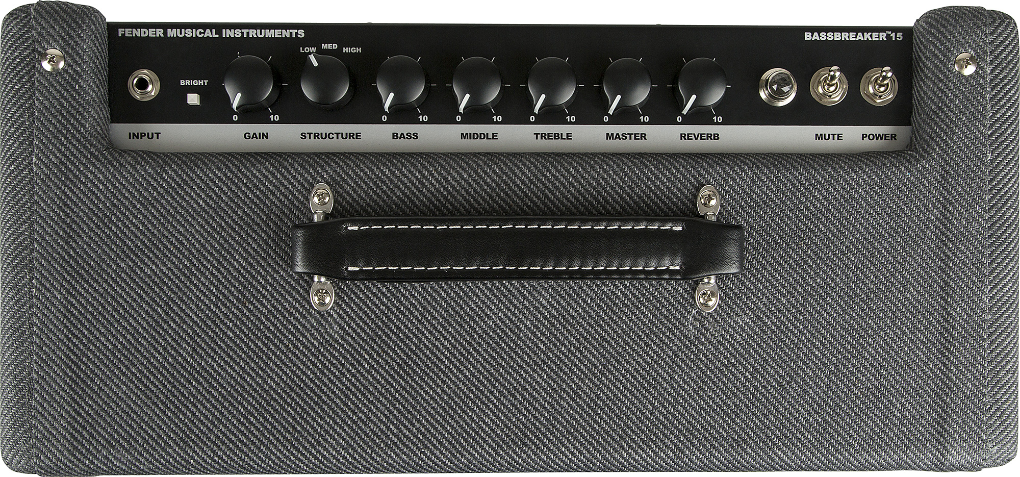 Fender Bassbreaker 15 Combo 15w 1x12 Gray Tweed - Combo für E-Gitarre - Variation 3