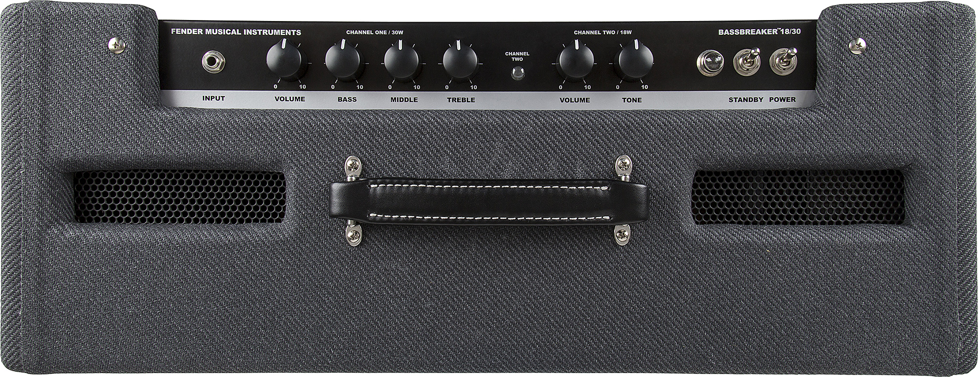 Fender Bassbreaker 18/30 Combo 18/30w 2x12 Gray Tweed - Combo für E-Gitarre - Variation 3