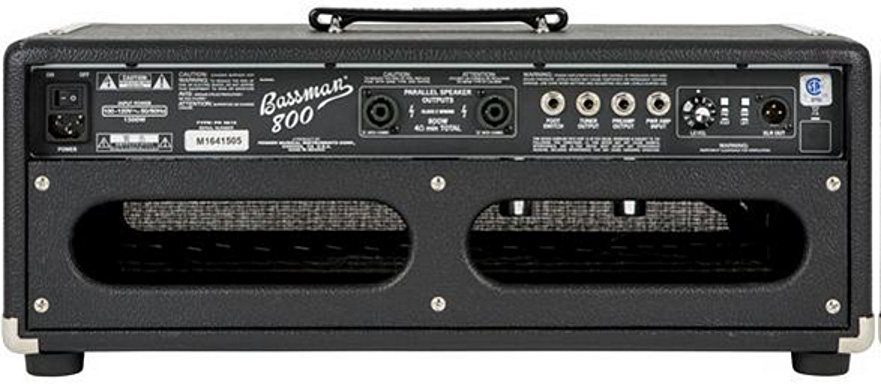 Fender Bassman 800 Head 800w 4-ohms Black/silver - Bass Topteil - Variation 1