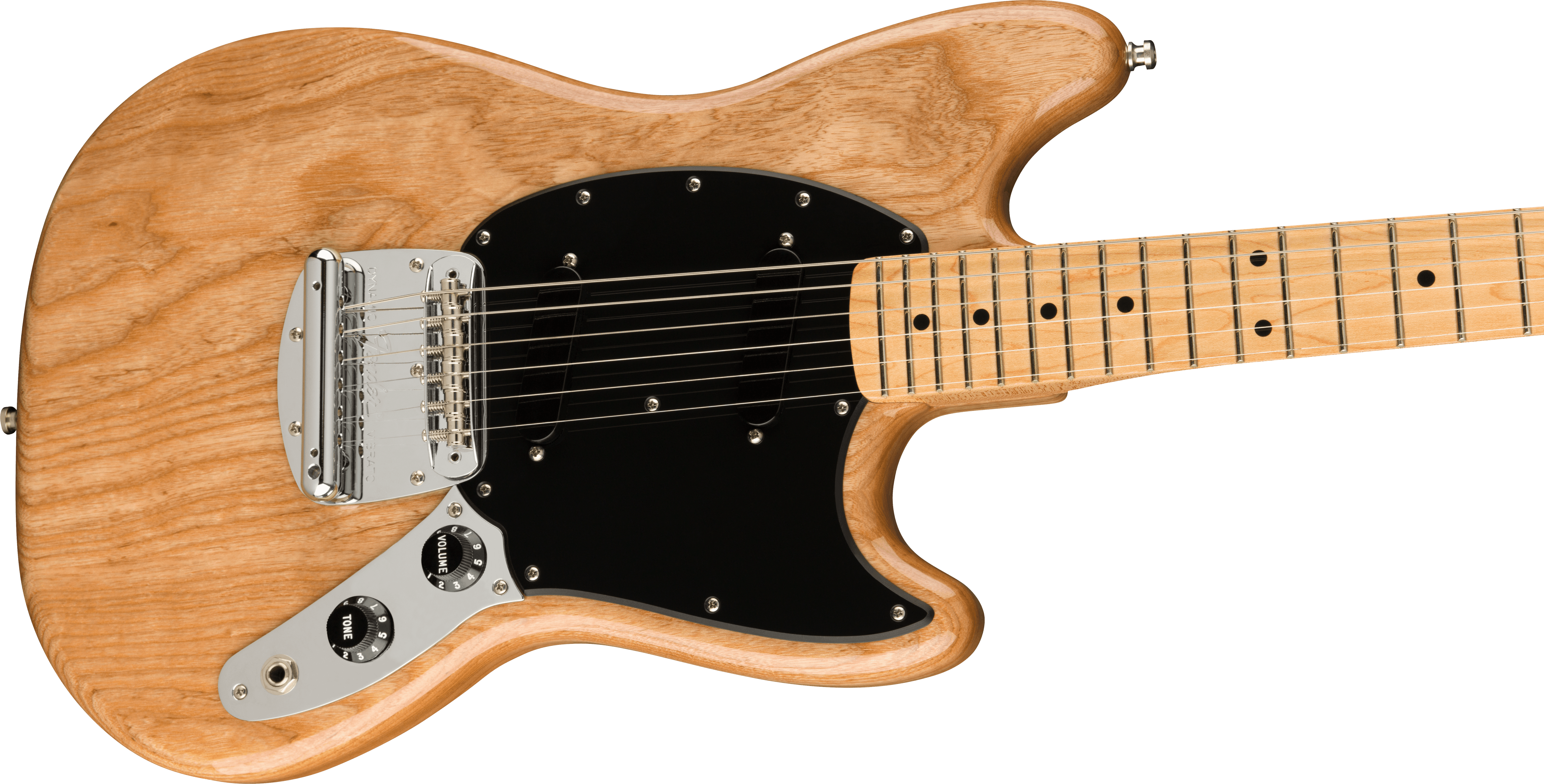 Fender Ben Gibbard Mustang Signature Mex Mn - Natural - Retro-Rock-E-Gitarre - Variation 3