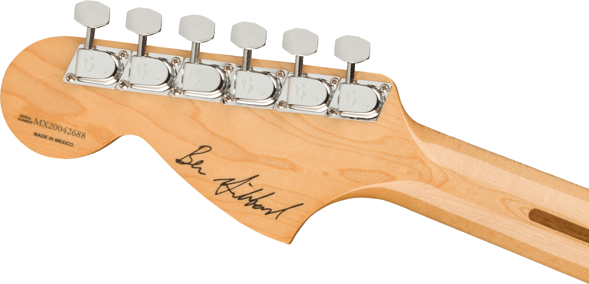 Fender Ben Gibbard Mustang Signature Mex Mn - Natural - Retro-Rock-E-Gitarre - Variation 5