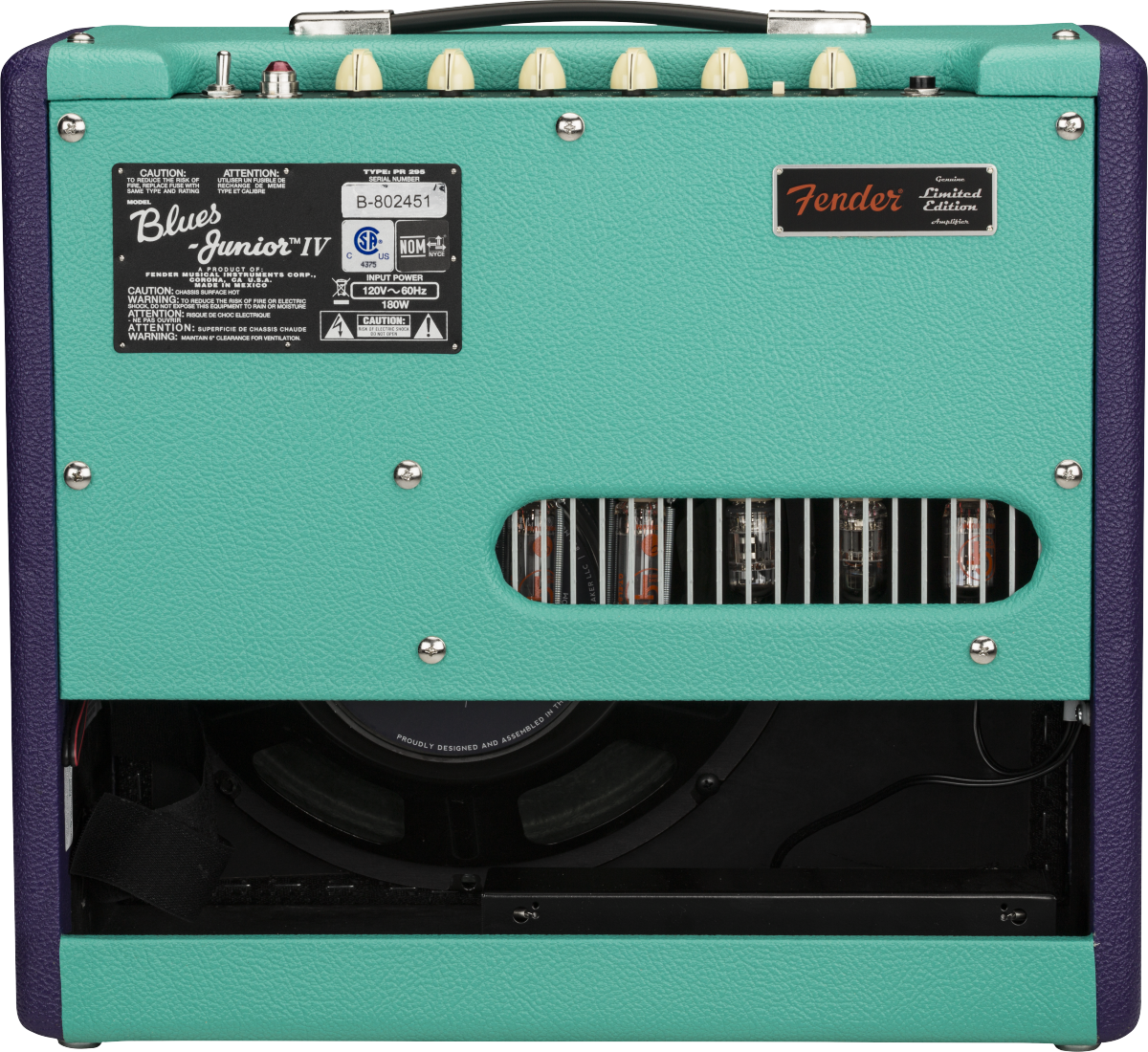 Fender Blues Junior Iv Fsr Ltd 15w 1x12 Jensen Cannabis Rex Purple Seafoam - Combo für E-Gitarre - Variation 1