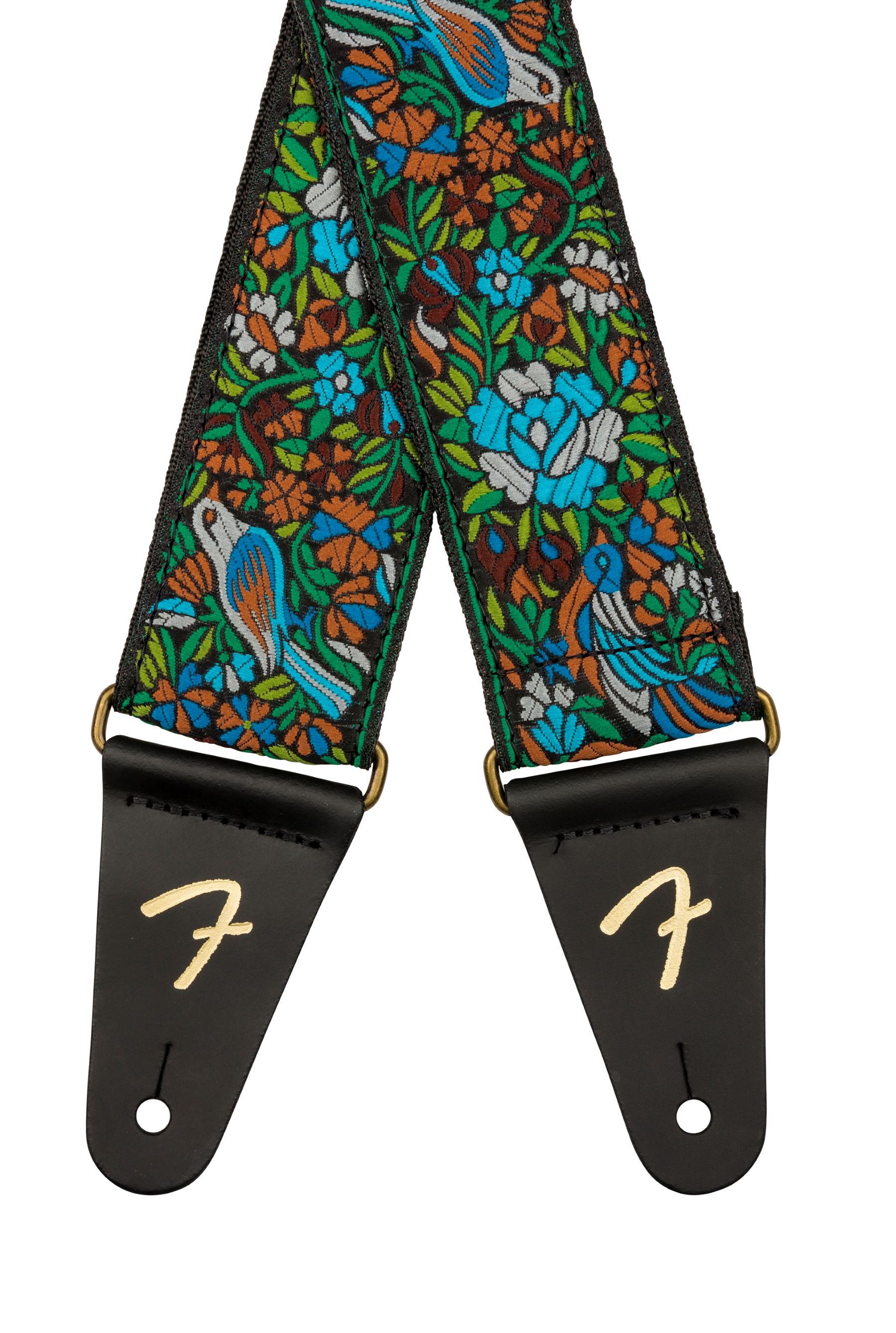 Fender Sangle Jacquard Mosaique Vert - Gitarrengurt - Variation 1