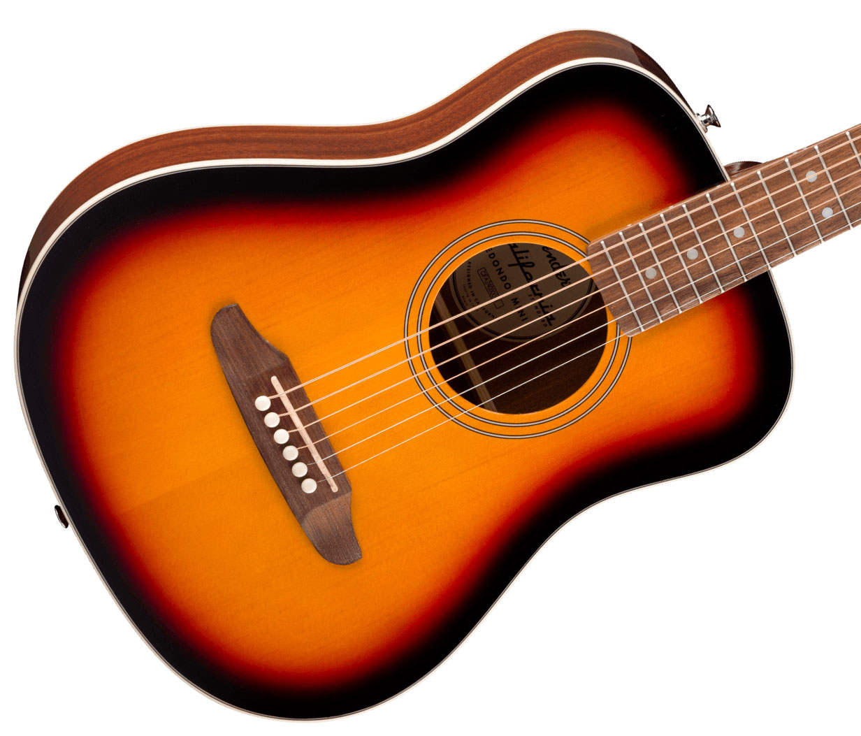 Fender California Standard Redondo Mini Epicea Sapele Noy +housse - 3-color Sunburst - Folk-Gitarre - Variation 2