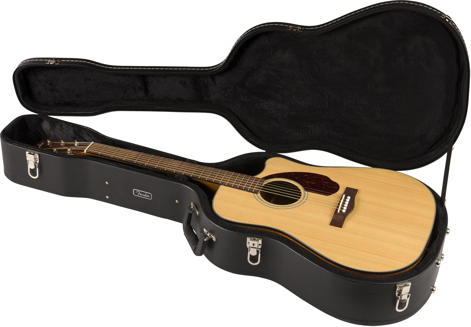 Fender Cd-140sce Classic Design Dreadnought Cw Epicea Ovangkol Wal +etui - Natural - Elektroakustische Gitarre - Variation 5