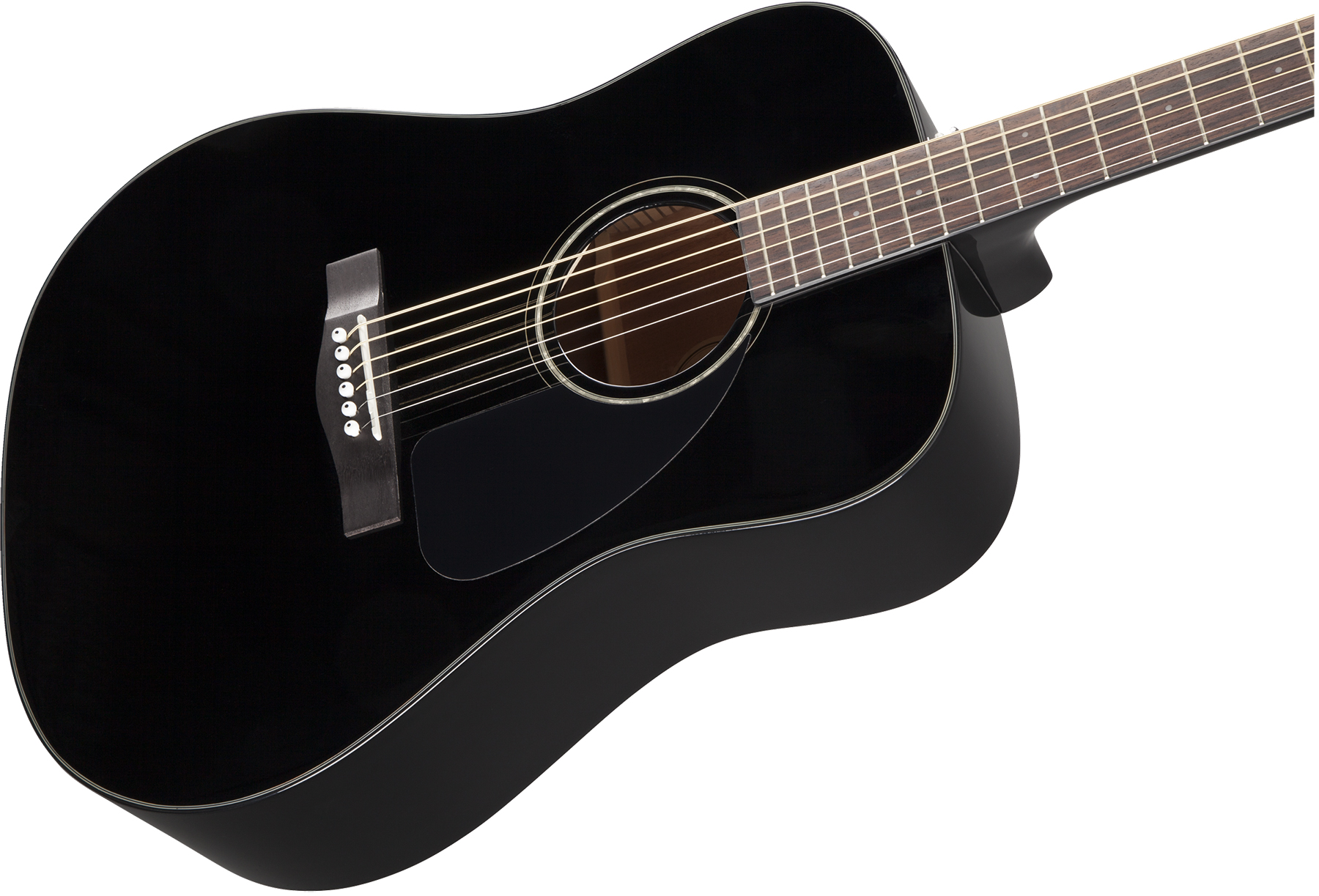 Fender Cd-60 Dreadnought V3 2020 Epicea Acajou Wal - Black - Westerngitarre & electro - Variation 1