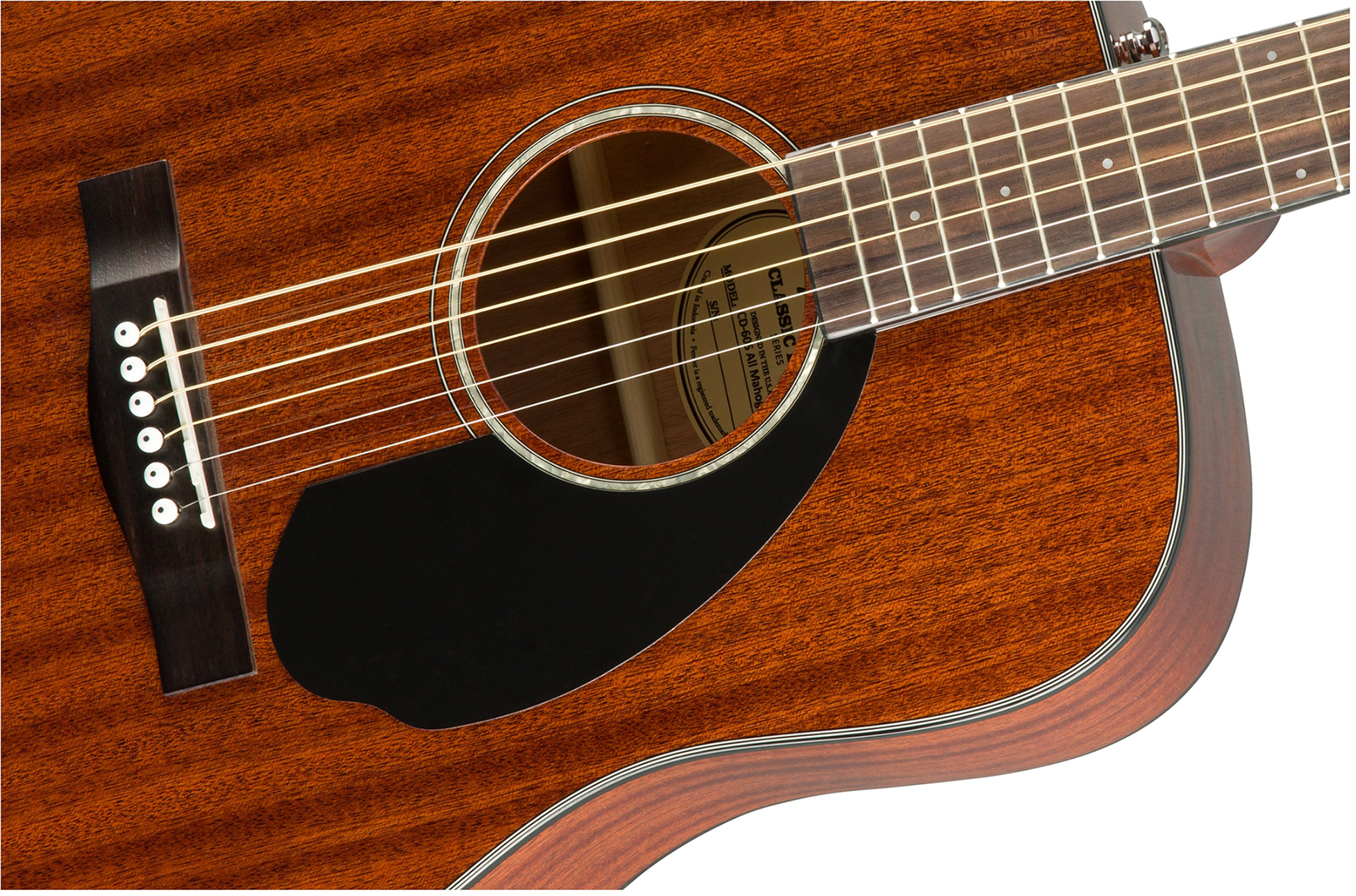 Fender Cd60s Dreadnought Tout Acajou Wal - Natural - Folk-Gitarre - Variation 2