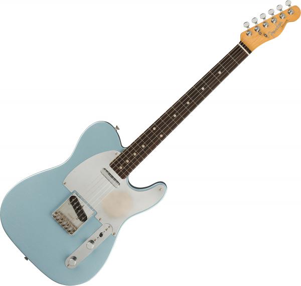 Solidbody e-gitarre Fender Chrissie Hynde Telecaster (MEX, RW) - Road Worn Faded Ice Blue Metallic 
