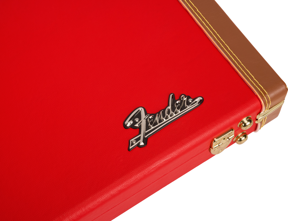Fender Classic Wood Strat/tele Electric Guitar Case Bois Fiesta Red - Koffer für E-Gitarren - Variation 3