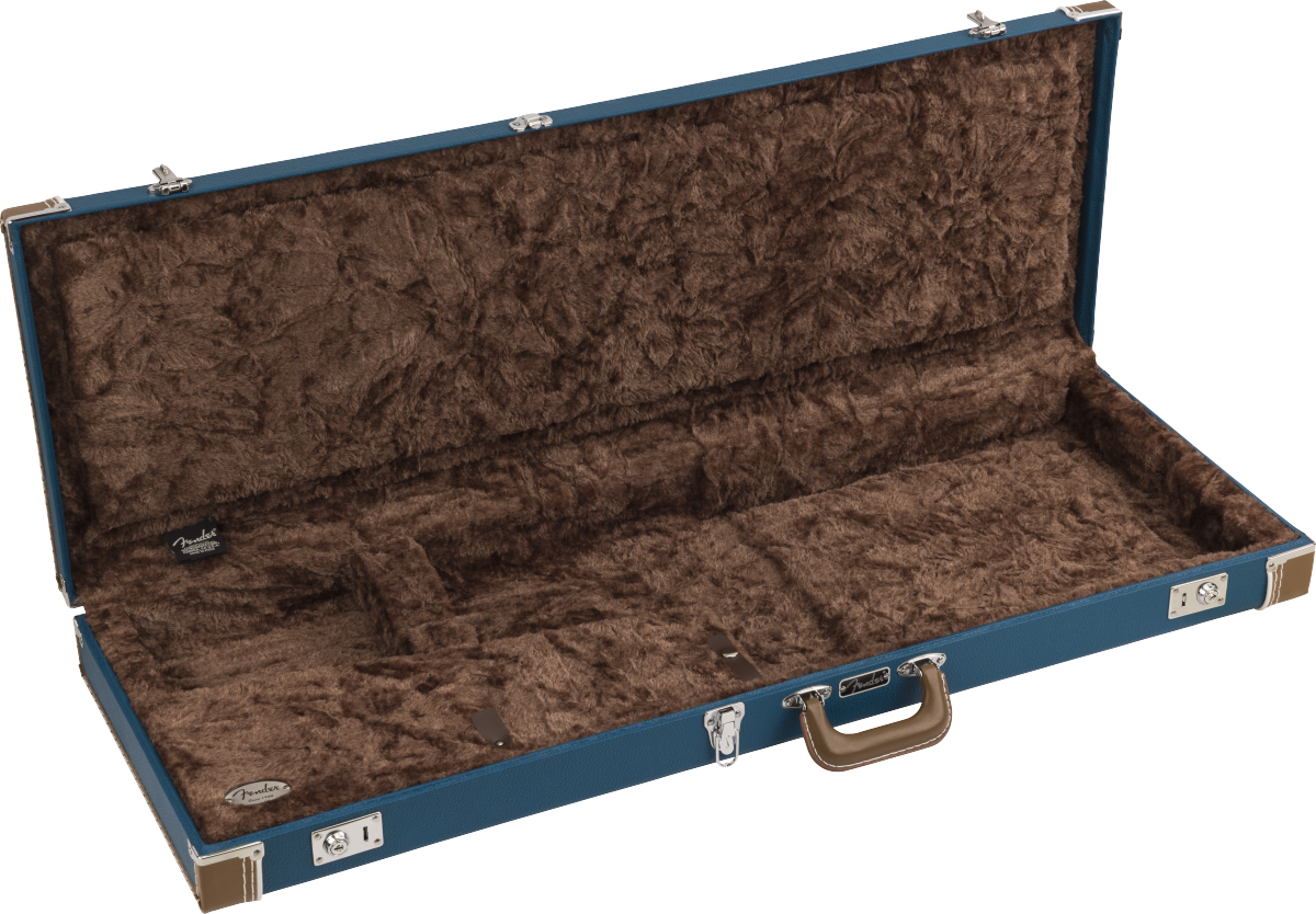Fender Classic Wood Strat/tele Electric Guitar Case Bois Lake Placid Blue - Koffer für E-Gitarren - Variation 1