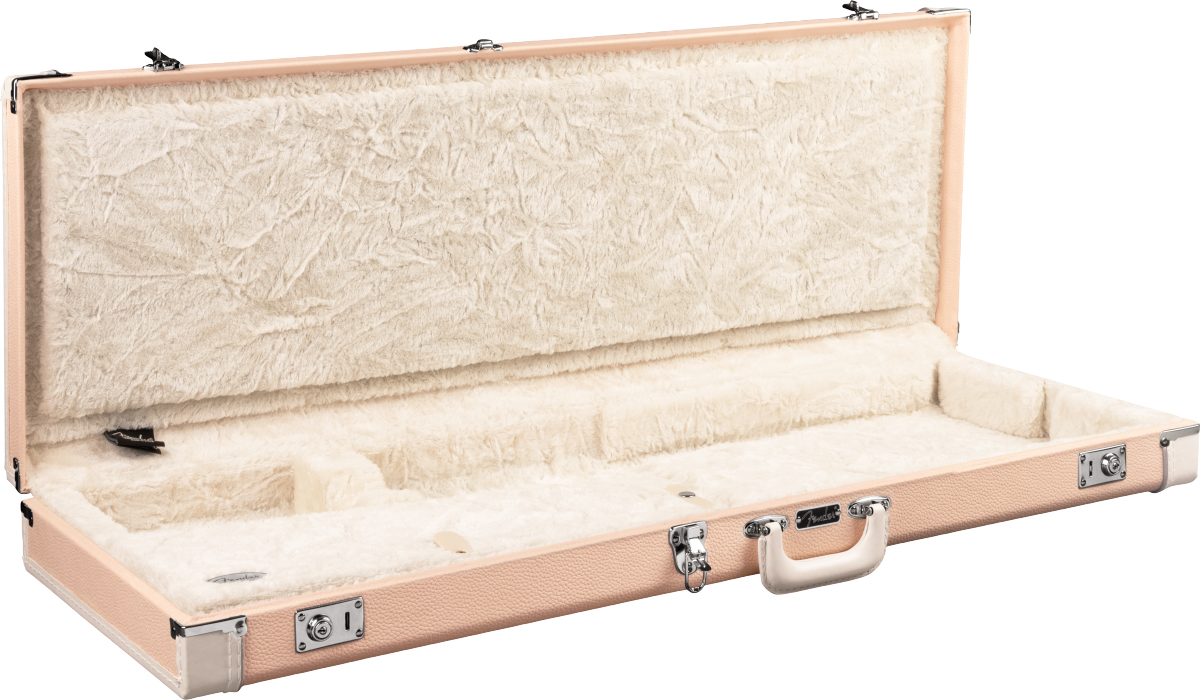 Fender Classic Wood Strat/tele Electric Guitar Case Bois Shell Pink - Koffer für E-Gitarren - Variation 1